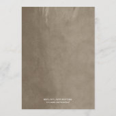 チャコールグレイの糸の明かり Save the Date 発表 セーブザデート (裏面)