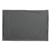 チャコールグレーの標準によって大きさで分類される独身のな枕カバー 枕カバー (裏面)