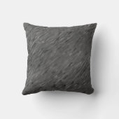 チャコールグレーの風の質腰神経nの装飾用クッション クッション (裏面)