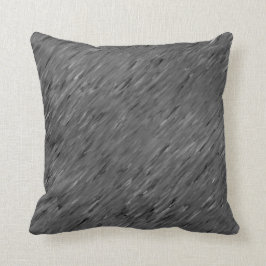 チャコールグレーの風の質腰神経nの装飾用クッション クッション
