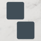 チャコールグレースクエア名刺 スクエア名刺 (正面/裏面)