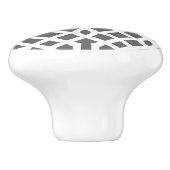 チャコールグレートレリス セラミックノブ (側面)