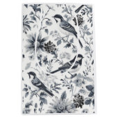 チャコールグレーバードトワール抱き枕 ミディアムペーパーバッグ (正面)