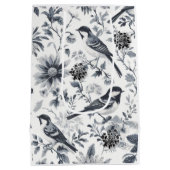 チャコールグレーバードトワール抱き枕 ミディアムペーパーバッグ (裏面)