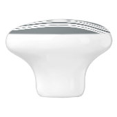 チャコールグレーホワイトチームジャージカスタムー番号名 セラミックノブ (側面)