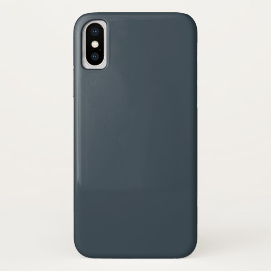 チャコールグレー iPhone X ケース Case-Mate iPhoneケース (裏面)