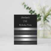 チャコールシルバーストライプズ29thバースデーパーティー3 招待状 (スタンド正面)