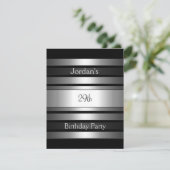 チャコールシルバーストライプズ29thバースデーパーティー 招待状 (スタンド正面)