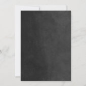 チャコールストリングライト結婚式招待状 招待状 (裏面)