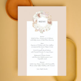 チャコールパンパリースクリームボホモノグラム結婚ズ メニュー