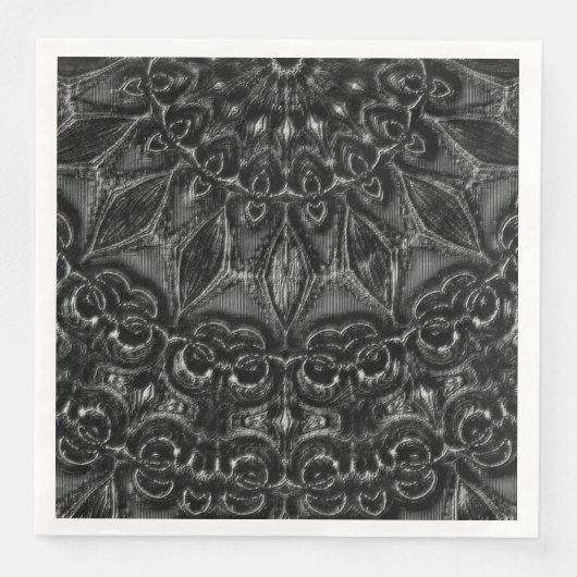 チャコールマンダラナプキンズ (正面)