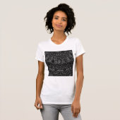 チャコールマンダラ Tシャツ (正面フル)