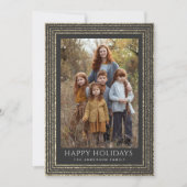 チャコール カッパー ゴールド グリッター クリスマス ツリー フォト (正面)