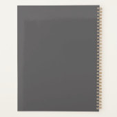 チャコール プランナー手帳 (裏面)