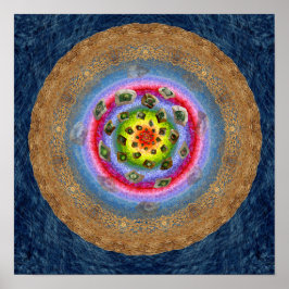 チャコ： Flowering Earthポスター15 x 15 ポスター