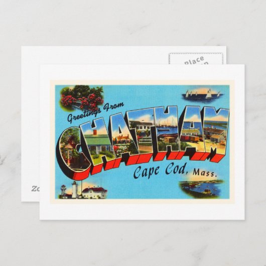 チャサムケープコッドマサチューセッツ州MA旅行お土産 ポストカード (正面/裏面)