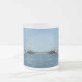 チャサムハーバーボート フロストグラスマグカップ (中央)