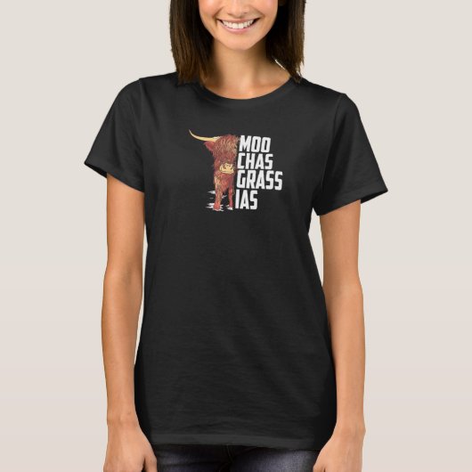 チャスグモーラスエイスハイランドキャトル Tシャツ (正面)