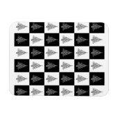 チャストマスツリーチェスホリデーカード マグネット (横)