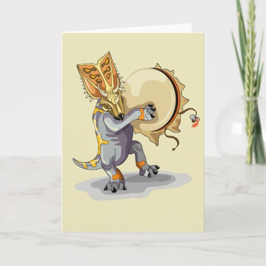 チャスモサウルス踊りアシャーマンセレモニー カード (正面)