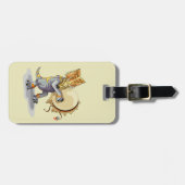 チャスモサウルス踊りアシャーマンセレモニー ラゲッジタグ (正面横)