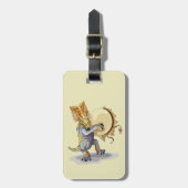 チャスモサウルス踊りアシャーマンセレモニー ラゲッジタグ (正面縦)