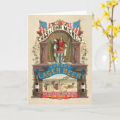 チャス。ジョン・ミシェルの輸出ラガービール カード (黄色い花)