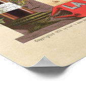 チャス。ジョン・ミシェルの輸出ラガービール ポスター (角)