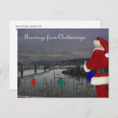 チャタヌーガのサンタ シーズンポストカード (正面/裏面)