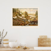 チャタヌーガの戦いクルツとアリソン1863年 ポスター (キッチン)