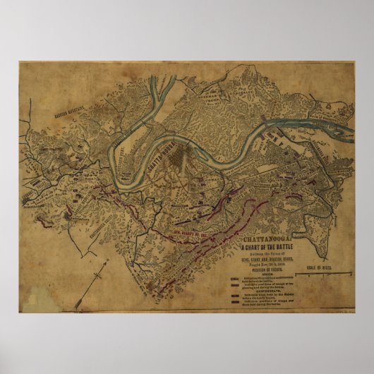 チャタヌーガの戦い ポスター (正面)