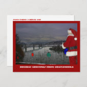 チャタヌーガサンタ シーズンポストカード (正面/裏面)