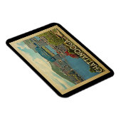 チャタヌーガテネシー州のヴィンテージ旅行 マグネット (右側)