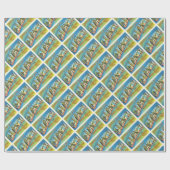 チャタヌーガテネシー州TNのヴィンテージ旅行記念品 ラッピングペーパー (フラット)