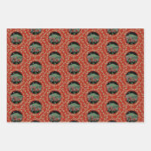 チャタヌーガホリデイリースギフトラップ3枚 ラッピングペーパーシート (正面)