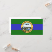 チャタヌーガ国旗（テネシー州） カード (正面/裏面インサイチュ)