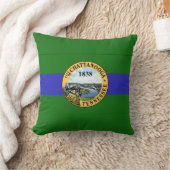 チャタヌーガ国旗（テネシー州） クッション (ブランケット)