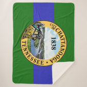 チャタヌーガ国旗(テネシー州) シェルパブランケット (正面)