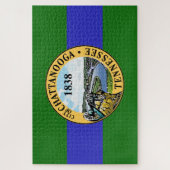 チャタヌーガ国旗（テネシー州） ジグソーパズル (縦)