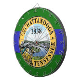 チャタヌーガ国旗(テネシー州) ダーツボード (正面右)