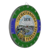 チャタヌーガ国旗(テネシー州) ダーツボード (正面左)