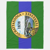 チャタヌーガ国旗(テネシー州) フリースブランケット (正面)