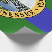 チャタヌーガ国旗(テネシー州) ラッピングペーパー (角)