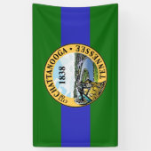 チャタヌーガ国旗（テネシー州） 横断幕 (縦)