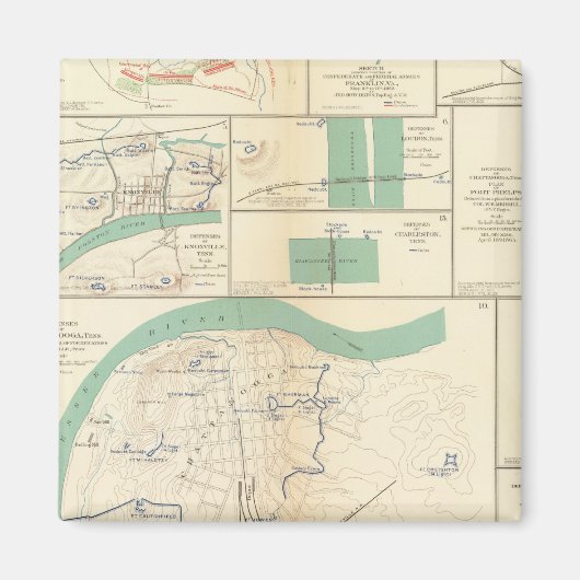 チャタヌーガ防衛 マグネット (正面)