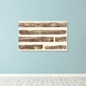 チャタヌーガ・ノックスビル キャンバスプリント (インサイチュ (ウッドフロア))