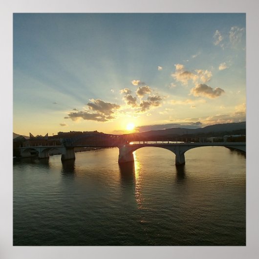 チャタヌーガTNウォルナット通りブリッジ ポスター (正面)