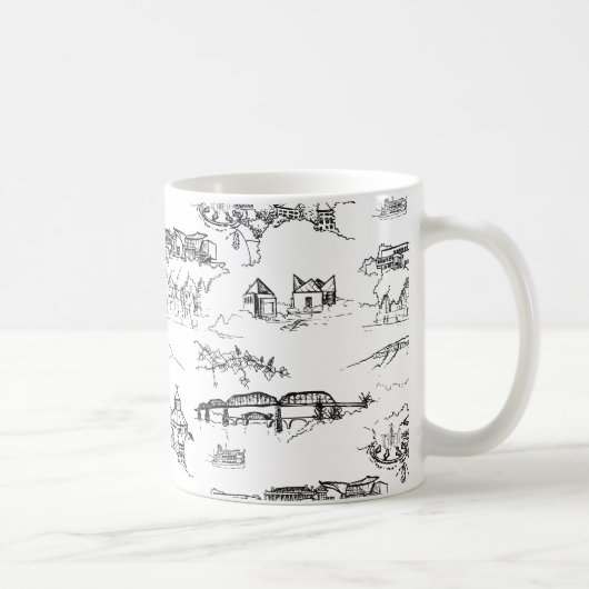 チャタヌーガToile コーヒーマグカップ (右)