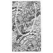 チャタノオガウィムジー白黒 スモールペーパーバッグ (裏面)