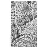 チャタノオガウィムジー白黒 スモールペーパーバッグ (正面)